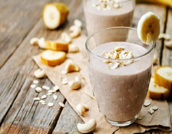 Receta de Batido de avena y plátano