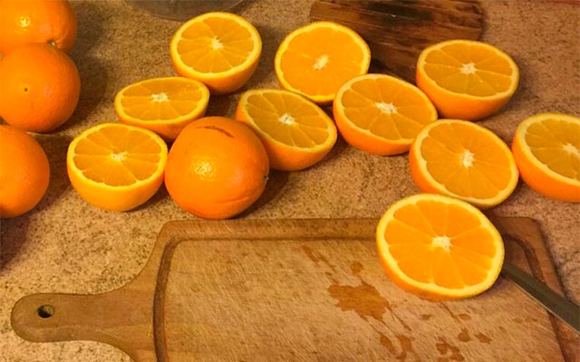 bizcocho naranja