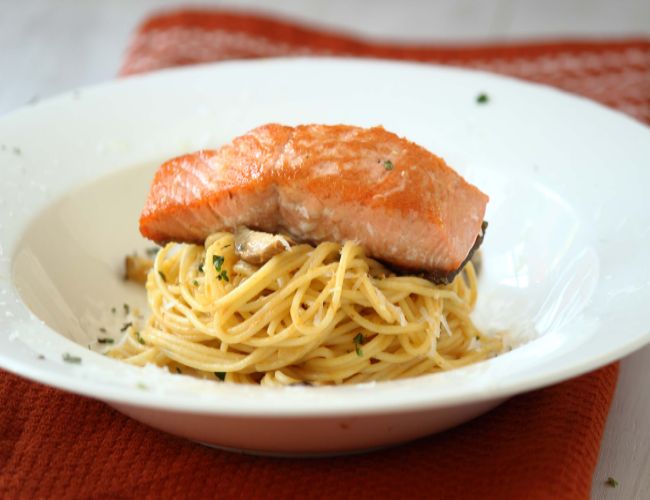 Receta de Pasta con Salmón Ahumado