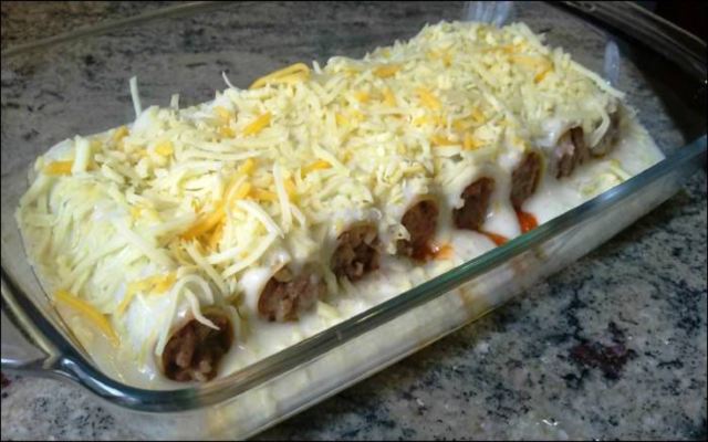 Canelones De Carne Al Horno