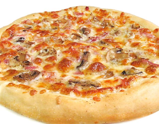 Receta de Pizza carbonara