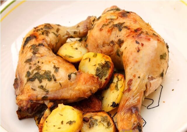 Receta de Trasero de pollo al horno