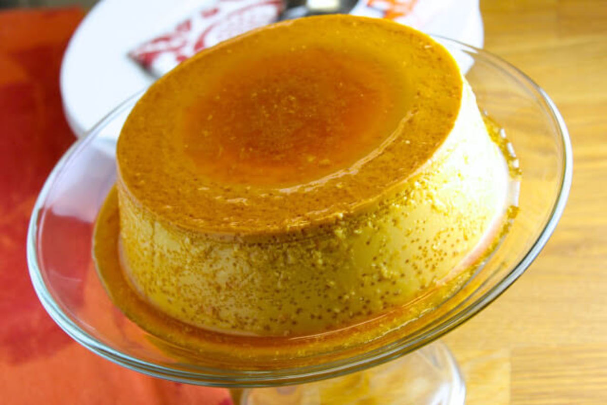 Flan de Calabaza.