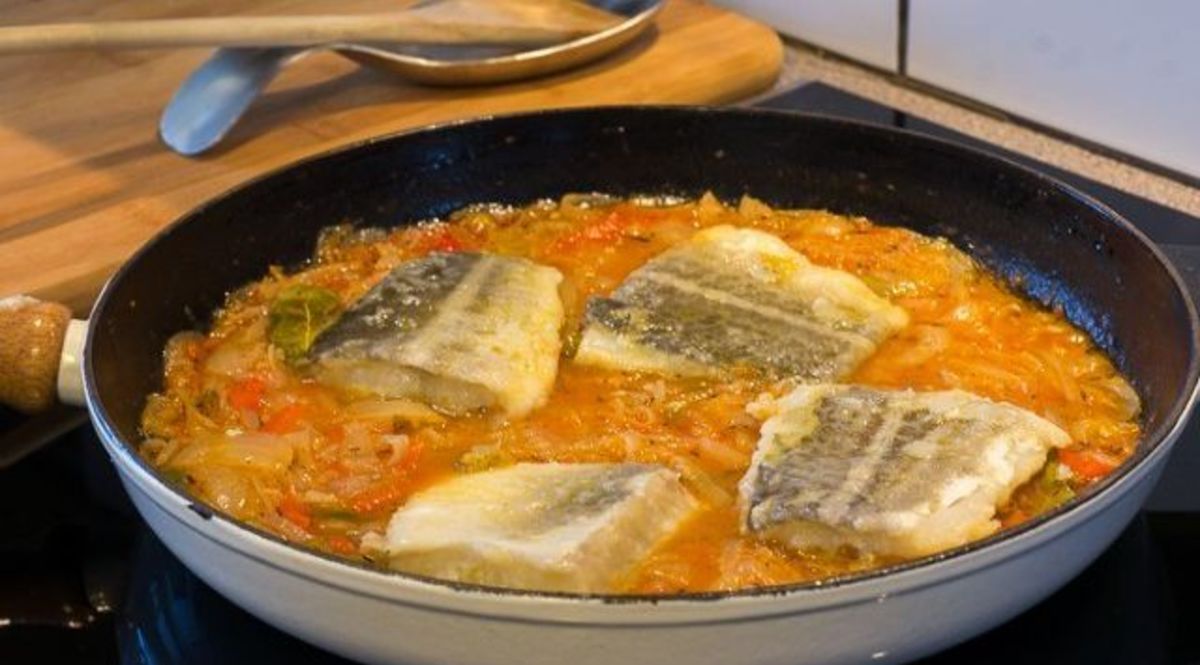 Receta de Bacalao Encebollado