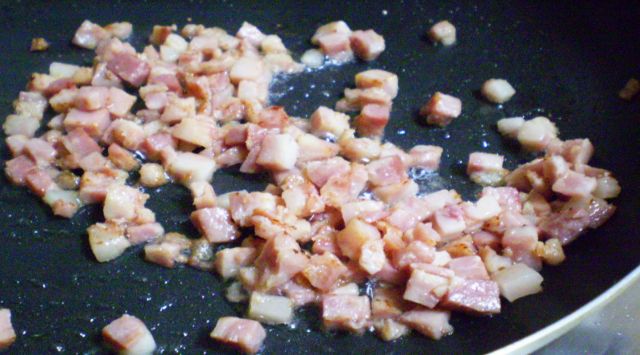 Acelgas Fritas con Bacon