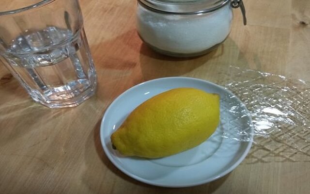 Gelatina de limón