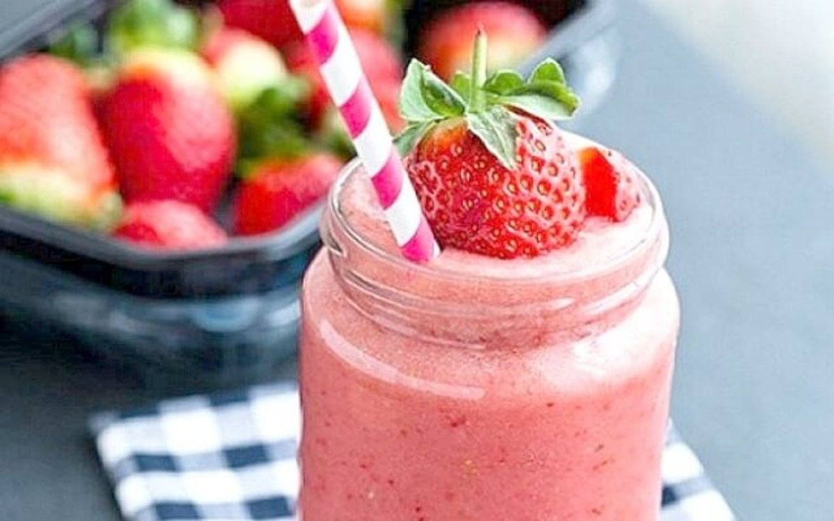 Receta de Smoothie de fresas