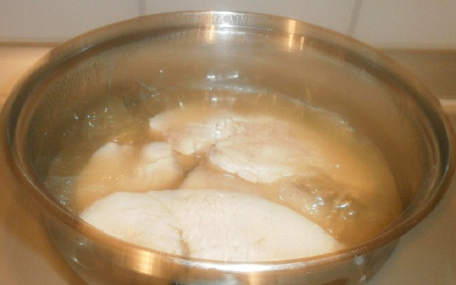 Ensalada de pollo al curry