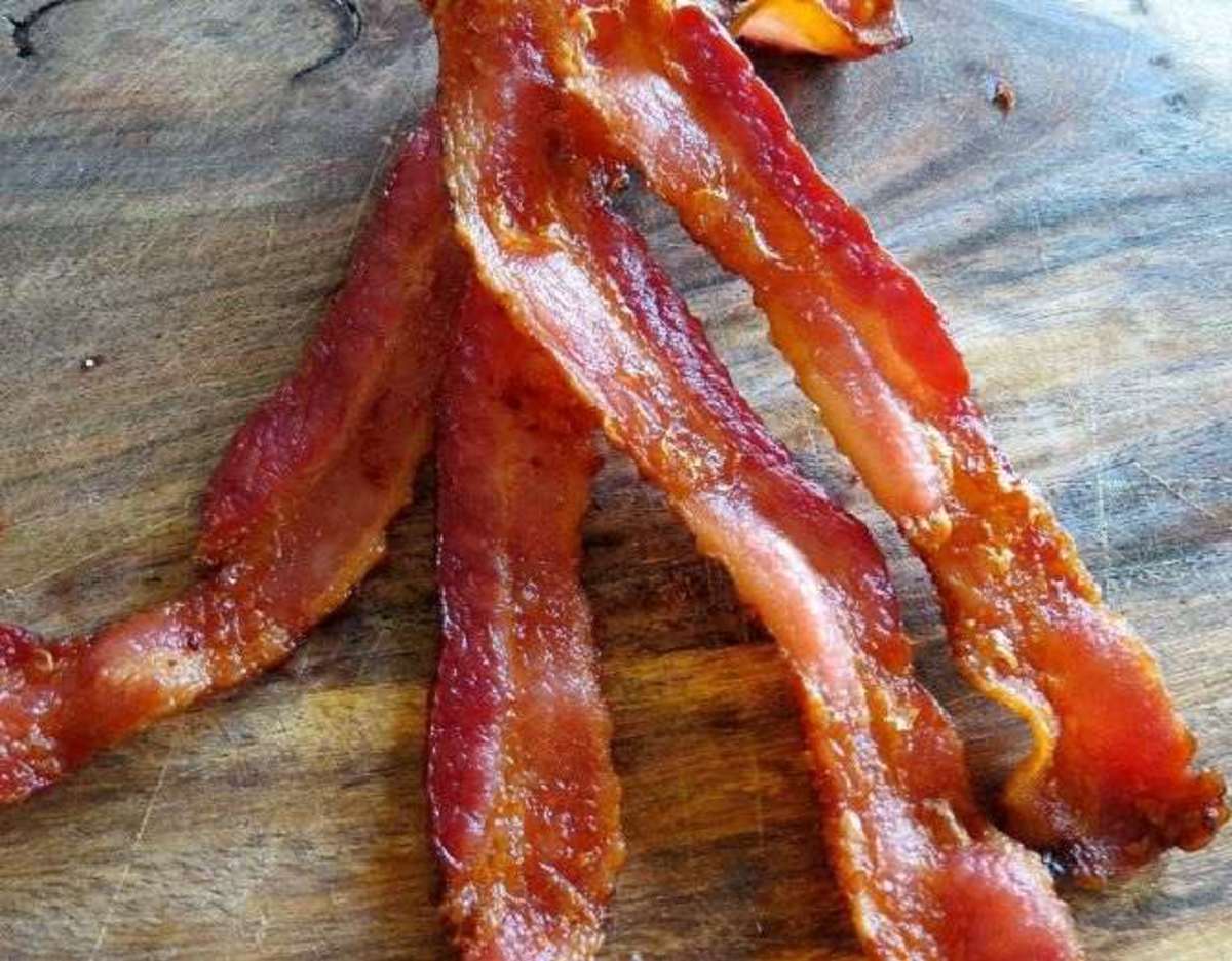 Receta de Bacon frito crujiente Receta de Bacon frito crujiente