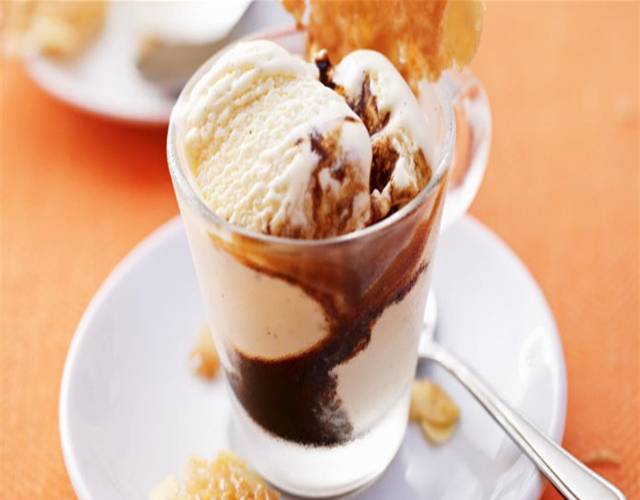 Receta de Helado de Café y Vainilla