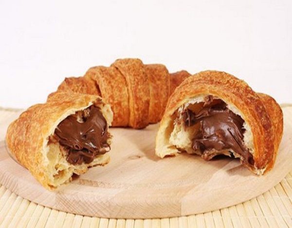 Receta de Croissant relleno de chocolate