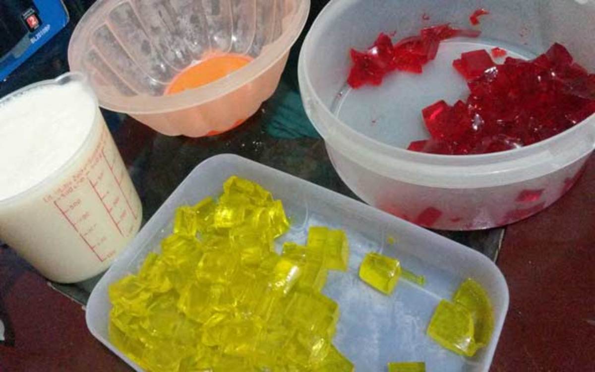 Receta de Gelatina de mosaico