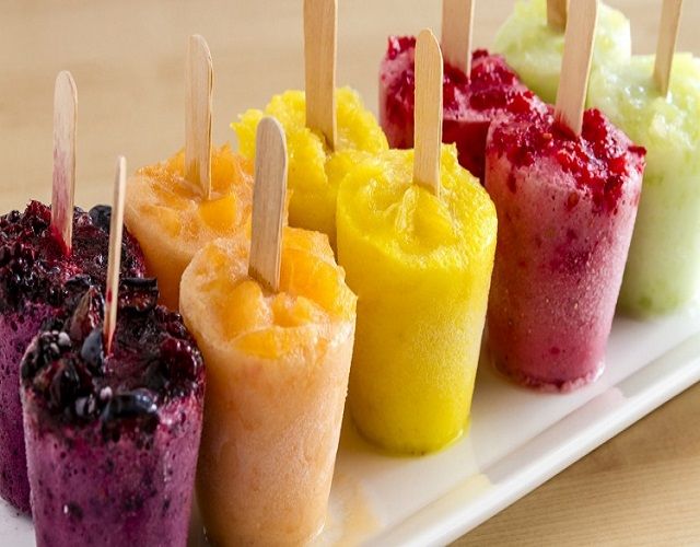 Receta de Helado de frutas casero