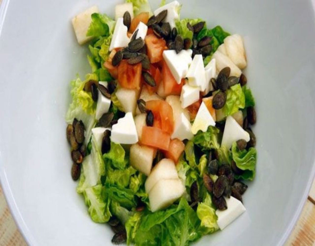 Receta De Ensalada De Manzana Y Queso