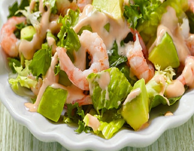 Receta de Ensalada de aguacate y marisco