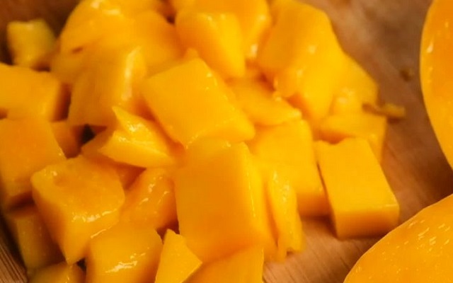 Salmón al mango