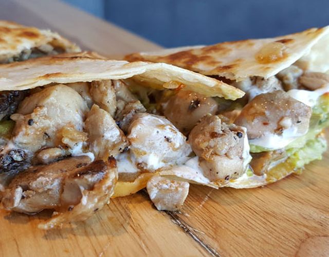 Receta de Quesadillas de pollo y queso al horno