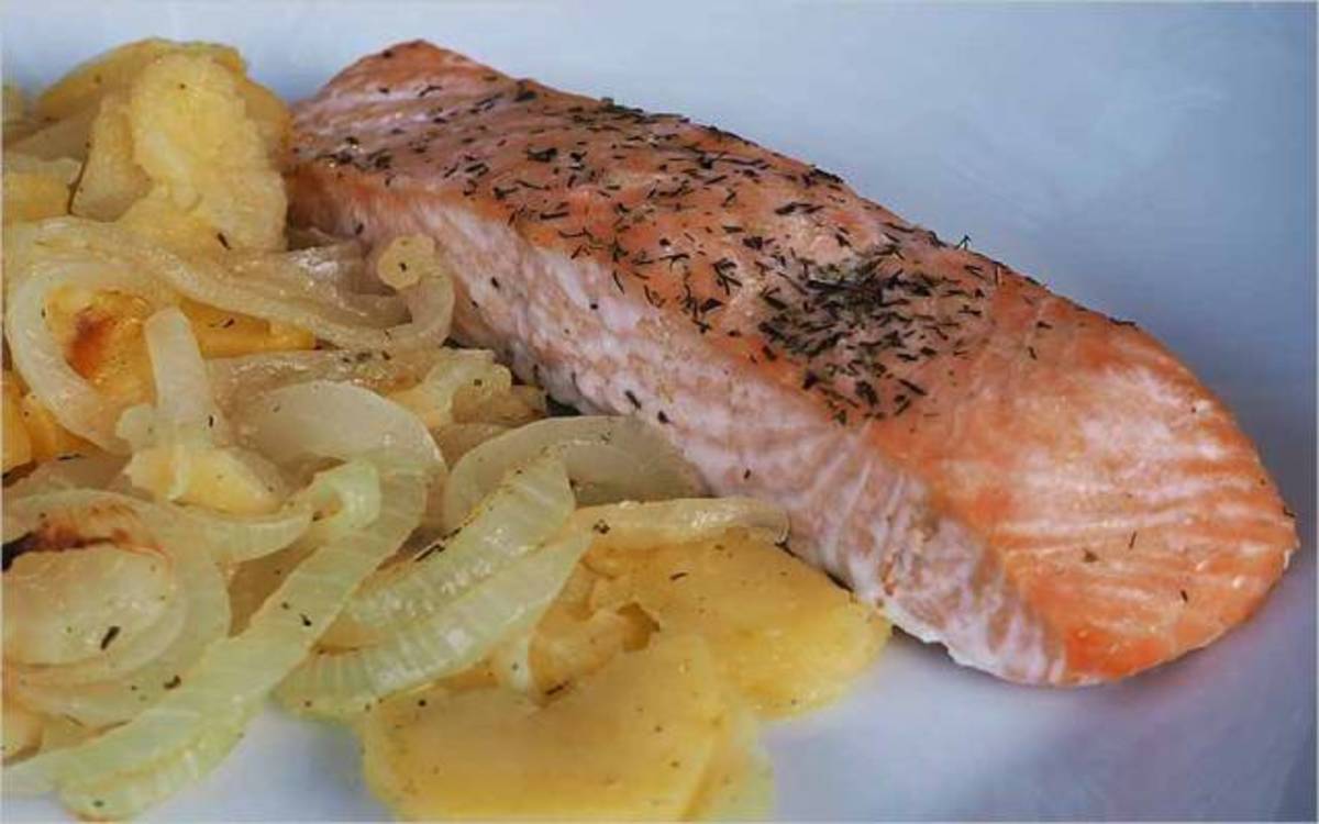 Receta De Salmn Al Horno Comidas Chilenas Receta De Salmn Al Horno Comidas Chilenas