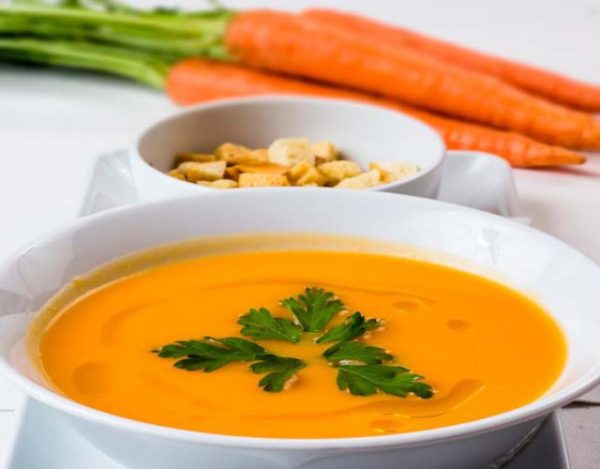 Receta de Sopa de calabaza y zanahoria