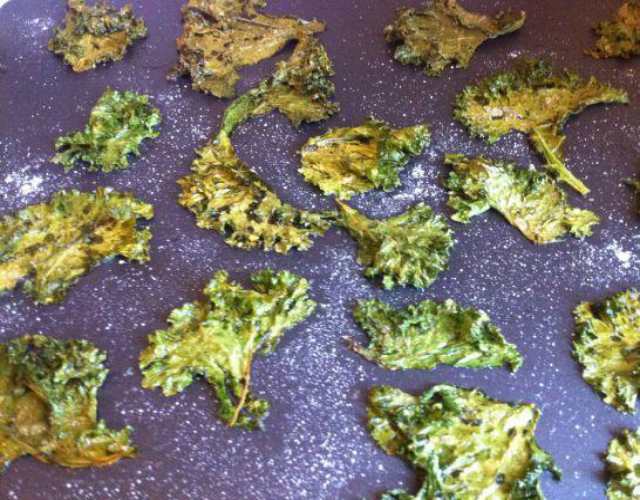 Receta de Chips de Kale