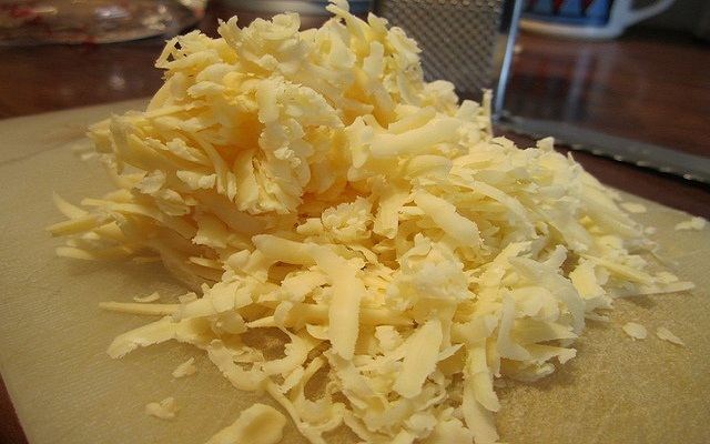 Tortilla de calabacín con queso