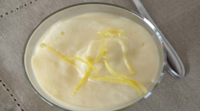 Mousse de Limón con Yogurt
